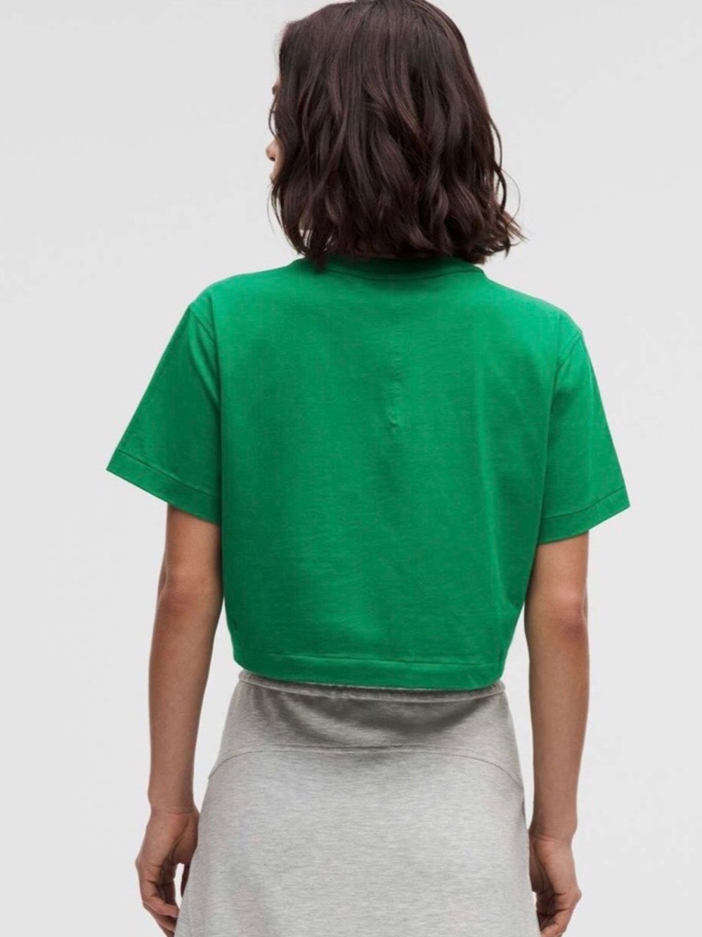 Lululemon All Yours Organic Cotton Cropped T-Shirt |est sz 6| - Picture 2 of 6